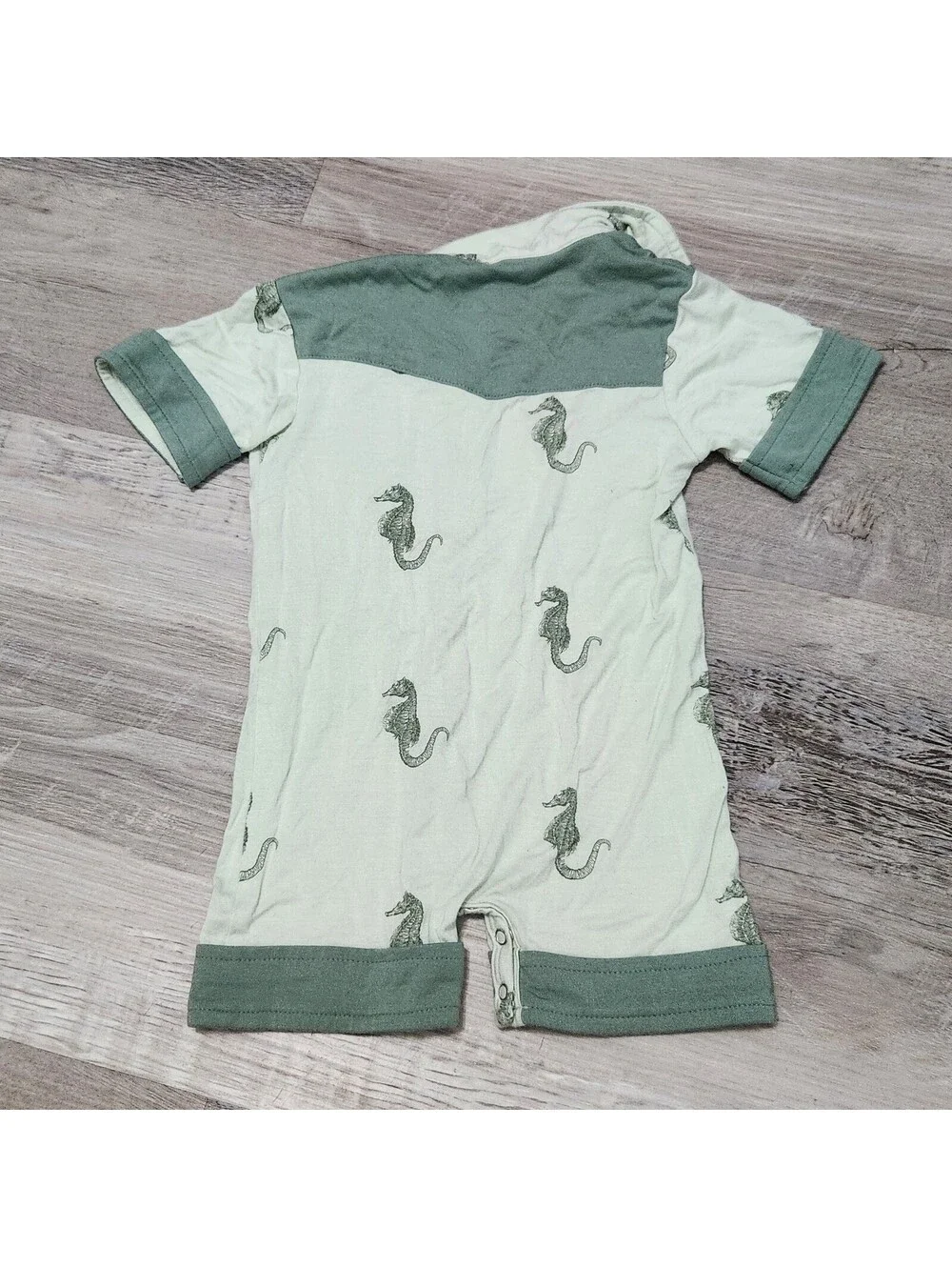 Kate Quinn 12-18 Months Boys Shorts Sea Horses Bamboo Collection
